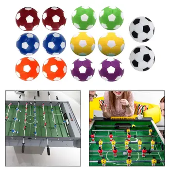 14 Штук настольных мячей для настольного футбола многоцветных 36 мм для дома, комнаты отдыха, игрового клуба, вечеринки, настольного футбольного автомата, аксессуаров