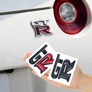 1шт 3D Автомобиль GTR логотип Эмблема Наклейки Значок Аксессуары Для Багажника Nissan Juke Qashqai Versa Sentra Rogue Maxima Altima 350