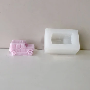 3D Автомобиль Силиконовая форма Мультяшная Форма Супер Автомобиля Инструменты Для украшения торта из помадки Выпечка Шоколадный Десерт Sugarcraft DIY Форма для свечей