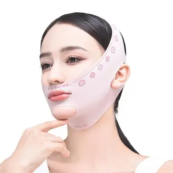 3D Многоразовые Дышащие Косметические женские маски против морщин для сна, для похудения, V-образная маска для подтяжки, Бандажный формирователь, Косметический инструмент