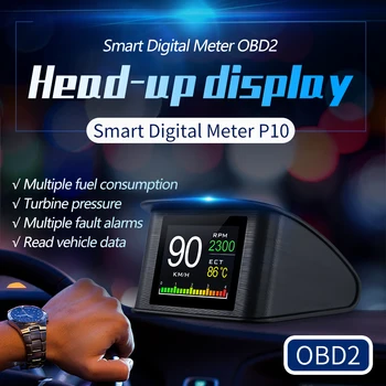 EURS P10 GPS Головной Дисплей Автоэлектроника HUD Проектор Дисплей Цифровой Автомобильный Спидометр Аксессуары Для Всех Автомобилей