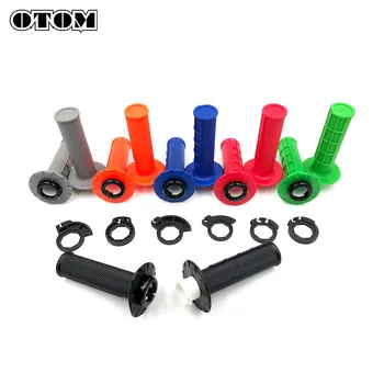 OTOM 1 пара резиновых противоскользящих ручек для мотоциклов с защелкивающимся кулачком для аксессуаров для руля велосипеда MTB для мотокросса