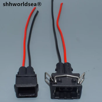 shhworldsea 2-контактный разъем 3,5 мм 357 972 762 / 357 972 752 Автоматический Водонепроницаемый Разъем жгута проводов для резервного включения лампы для VW