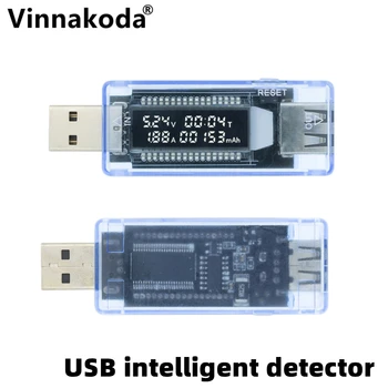 USB-тестер Текущее напряжение, зарядное устройство, Тестер емкости, Вольтметр, индикатор времени, мобильный детектор мощности, Проверка батареи.