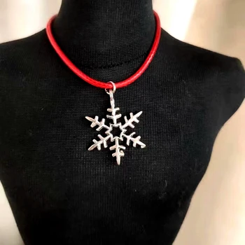 [wamami] Рождественский Металлический Снежный Кулон Ожерелье Ювелирные Изделия Для 1/4 MSD 1/3 SD SD17 DZ70 BJD Кукла