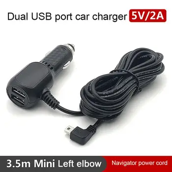 Автомобильное зарядное устройство с USB-портом 12V 4A, мини-интерфейсный кабель для видеорегистратора, видеорегистратора RF и телефона, автомобильные Аксессуары для интерьера 