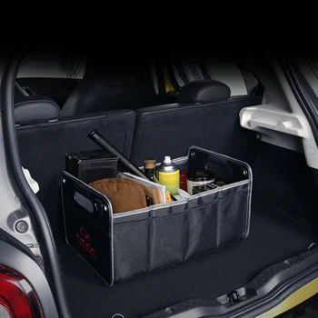 Автомобильный Ящик для хранения багажника из ткани Оксфорд для Mercedes Smart 450 451 453 Fortwo Forfour Автомобильные Аксессуары Для оформления интерьера Сортировка предметов