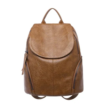 Дизайнерский женский рюкзак из натуральной кожи нового цвета, модный женский рюкзак для путешествий, студенческая школьная сумка Bolsos De Mujer