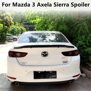 Для Mazda 3 Axela Спойлер 2020-2023 Высокое качество ABS пластик Цвет грунтовки заднее стекло спойлер на крыше Аксессуары для обвеса