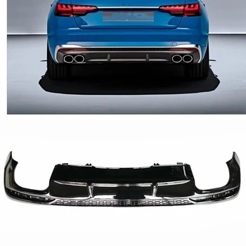Задний диффузор для губ, Сплиттер багажника, Защитная панель, Спойлер, Автоаксессуары для Audi A4 Sport RS4 2020 2021 2022