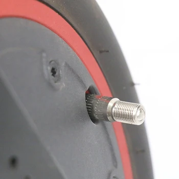 замена надувной воздушной форсунки из стали 39 мм для электродвигателя переднего колеса скутера Надувной Удлинительный Воздушный клапан