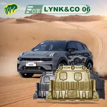 Защитное устройство для LYNK & CO 06 2023 Щит двигателя шасси Панель защиты от брызг снизу Автомобильные Аксессуары под чехлом