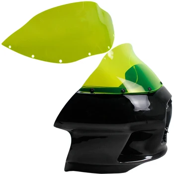 Зеленый Передний внешний FXRT FXRP Лобовое стекло Обтекатель ветрового стекла для Harley Touring FXD