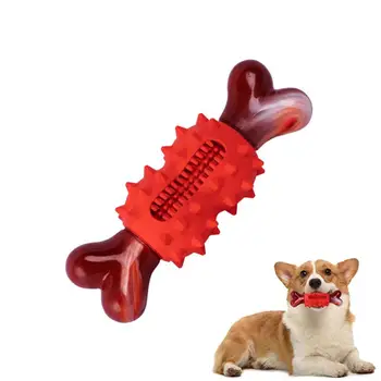 Игрушки для собак для агрессивных жевателей, Прочная жевательная игрушка в форме кости Для чистки зубов, Неразрушаемые Игрушки для собак среднего размера