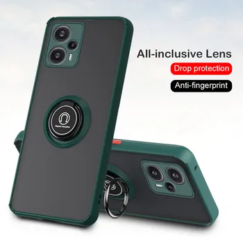 Камера Противоударный Матовый Чехол Для Xiaomi Redmi Note 12 Turbo Case Redmy Note12 12Turbo Note12Turbo 5G Автомобильный Магнитный Держатель Coque