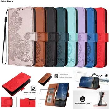 Кожаный чехол-бумажник в стиле ретро с цветочным узором Пейсли для Honor 90 Lite Honor90 70 Pro 10 Lite X8 X7 X9A X40 X50 X30i 8X8S Чехол для телефона