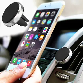 Магнитный держатель телефона в автомобильную подставку, магнитный кронштейн для мобильного телефона, автомобильный магнитный держатель для телефона Samsung Xiaomi 14 Pro Max