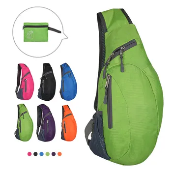 Модная мужская женская сумка на грудь, водонепроницаемая сумка для путешествий, спорта на открытом воздухе, сумка через плечо, рюкзак-слинг, складная сумка