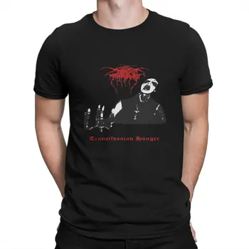 Мужская футболка Tran-sil-vaanian Hun-ger D-Darkthrones Топы с круглым вырезом из 100% хлопка, Юмористическая Идея Подарка Высшего Качества