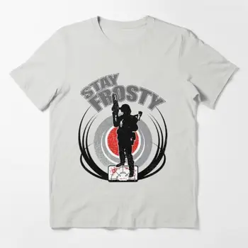 Новоприбывшая футболка для мужчин, графические футболки Stay Frosty Essential, футболка для взрослых, классическая мужская футболка с коротким рукавом