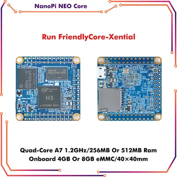 Оригинальный NanoPi NEO Core 512Mb Allwinner H3 С четырехъядерным процессором Cortex-A7 работает под управлением Ubuntu-Core U-boot UbuntuCore и Android