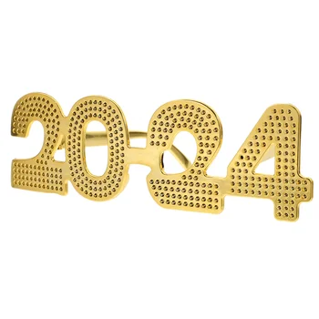 Очки для костюмированной вечеринки 2024 года, очки для реквизита, новогодние принадлежности для ПК, сувениры для выступлений