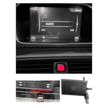 Расширение интерфейса USB для автомобиля, интерфейс аудиовхода Aux для запасных частей для автомобилей Mercedes-Benz Volvo Peugeot, Запчасти