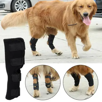 Регулируемые бинты для домашних собак, коленный бандаж для травмированной ноги, ремень для защиты суставов собак, повязка для обертывания, медицинские принадлежности для собак