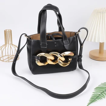 Роскошная брендовая женская сумка на толстой цепочке, высококачественная сумка через плечо, дизайнерская сумка через плечо, симпатичная сумка pulse и сумочка