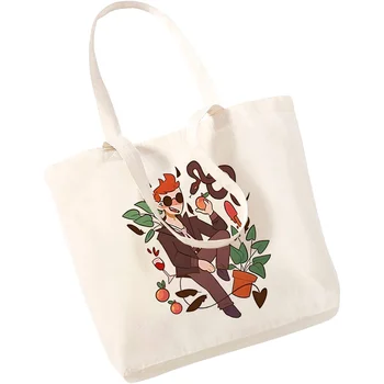 Сумка для покупок Good Omens, женская сумка с рисунком, повседневные большие сумки с верхней ручкой для женщин