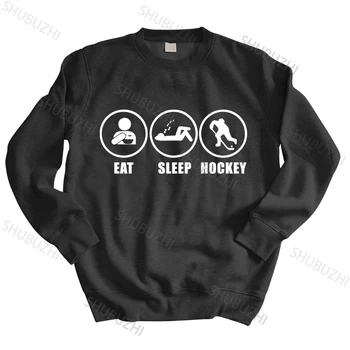 тонкая толстовка мужская хоккейная с капюшоном EAT SLEEP REPEAT team player/pro мама /папа, я люблю осенне-весенние толстовки