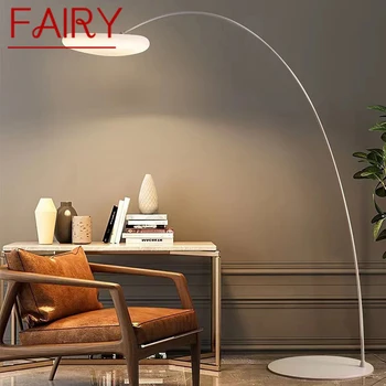 Торшер FAIRY Fishing в скандинавском стиле, современная семейная гостиная Рядом с диваном, Декоративный светильник Creative Cloud LED для стояния