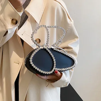Трендовая вечерняя сумочка, роскошные дизайнерские сумки с бриллиантами в форме бабочки для женщин 2023, новая модная сумка для вечеринок, клатч, сумки-кошельки