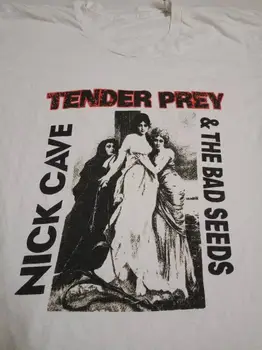 Футболка Vtg Rare группы Nick Cave и The Bad Seeds Tender Prey U4494