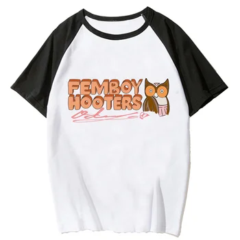 Футболки Femboys, женские футболки с аниме, забавная одежда для девочек-дизайнеров 2000-х годов