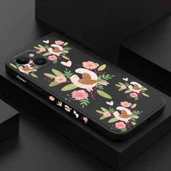 Чехол для телефона Love Magpie Для iPhone 14 13 12 11 Plus Pro Max Mini X XR XS SE2020 8 7 6 6S Plus Жидкий Силиконовый Чехол
